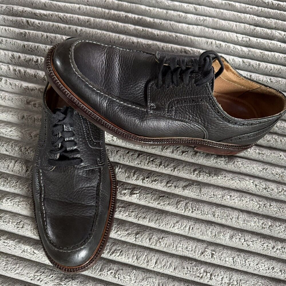 Johnston & Murphy Shoes Men US 9.5 Black Leather